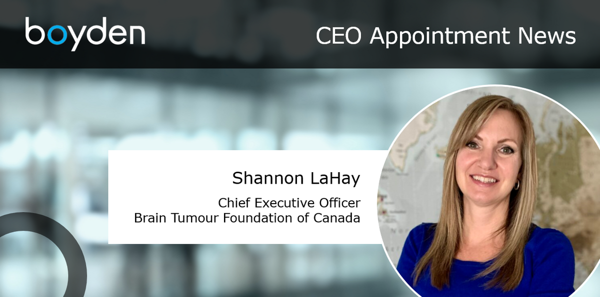 Brain Tumour Foundation of Canada Announces New CEO - Executive