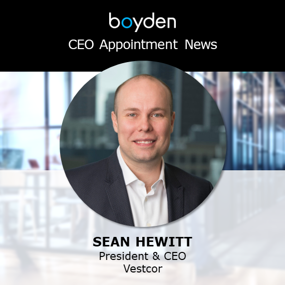 Vestcor Announces New President and CEO - Executive Search - Boyden